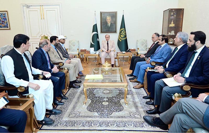 A delegation of MQM met Prime Minister of Pakistan Muhammad Shehbaz Sharif