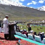 Governor Khyber Pakhtunkhwa Faisal Karim Kundi addressing during the opening ceremony of Shandur Polo Festival 2026