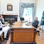 MNA Chaudhry Iftikhar Nazir called on Prime Minister Muhammad Shehbaz Sharif