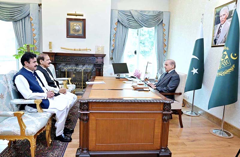 MNA Chaudhry Iftikhar Nazir called on Prime Minister Muhammad Shehbaz Sharif