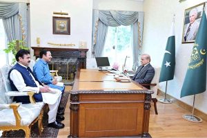 MNA, Malik Afzal Khokhar called on Prime Minister Muhammad Shehbaz Sharif