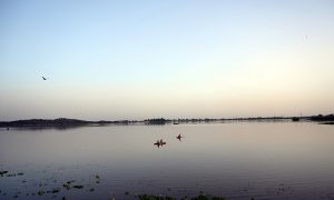 Tourists sail boats on the lake while enjoying a day out at Lake View Park in the Federal Capital.