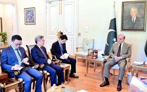 Chinese Ambassador to Pakistan H.E. Jiang Zaidong called on Prime Minister Muhammad Shehbaz Sharif.
