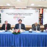 Former Foreign Minister, Engineer Khurram Dastagir Khan is addressing the inaugural ceremony of Centre for Afghanistan, Middle East & Africa (CAMEA) Celebration "Africa Day 2026" at Institute of Strategic Studies Islamabad (ISSI)