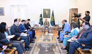Chinese Ambassador to Pakistan H.E. Jiang Zaidong called on Prime Minister Muhammad Shehbaz Sharif.