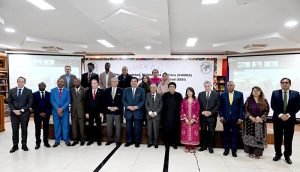 Former Foreign Minister, Engineer Khurram Dastagir Khan inaugurates the Centre for Afghanistan, Middle East & Africa (CAMEA) Celebration "Africa Day 2026" at Institute of Strategic Studies Islamabad (ISSI)