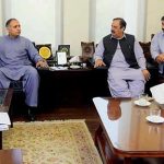 Minister of State for Finance and Railways, Bilal Azhar Kayani, chairs a consultative meeting regarding the two Jhelum-related seats in the Azad Jammu and Kashmir elections
