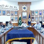 Federal Minister for Communications Abdul Aleem Khan presided over high level meeting during his visit to Motorway Police Headquarters