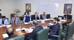 Adviser to the Prime Minister on Privatisation and Chairman Privatisation Commission, Muhammad Ali chairing the Privatisation Commission Board meeting in federal capital .