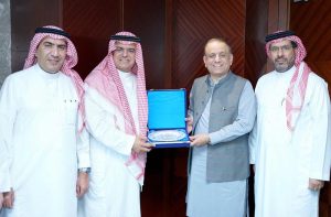 Chairman Pak Saudi Business Council Prince Mansoor Bin Muhammad Al-Saud along with delegation held meeting with Federal Minister for Communications Abdul Aleem Khan.