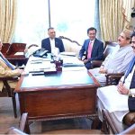 Member of the National Assembly, Sardar Shamsher Mazari calls on Prime Minister Muhammad Shehbaz Sharif