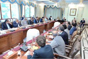 A delegation of stakeholders from agriculture sector meets Prime Minister Muhammad Shehbaz Sharif.