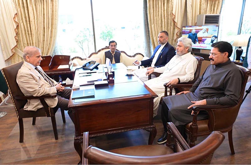 MNA Jamal Shah Kakar and Raja Khurram Shehzad Nawaz called on Prime Minister Muhammad Shehbaz Sharif