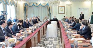 A delegation of stakeholders from agriculture sector meets Prime Minister Muhammad Shehbaz Sharif.