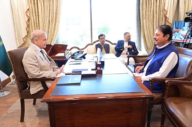 MNA Sardar Yaqoob khan Nasir called on Prime Minister Muhammad Shehbaz Sharif