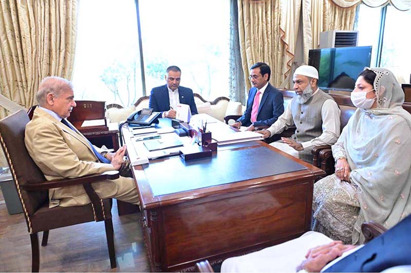 Member of the National Assembly, Erum Hamid Hameed calls on Prime Minister Muhammad Shehbaz Sharif