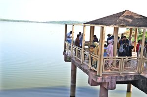 International and local tourists enjoy the natural beauty, lush greenery and pleasant environment of Lake View Park, one of the most popular picnic spots in the federal capital.