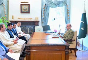 MNA, Malik Sohail Khan called on Prime Minister Muhammad Shehbaz Sharif.