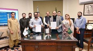 Chairman Prime minister's Youth programme Rana Mashood Ahmed khan witnnessed the LOI signing ceremony between Prime Minister's Youth programme and Pakistan's Mixed martial arts federation.