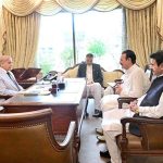 MNA Zulfiqar Bhindar calls on Prime Minister Muhammad Shehbaz Sharif at Parliament House