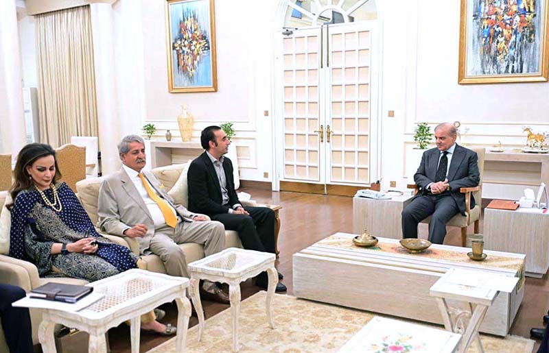 Chairman Pakistan People's Party Bilawal Bhutto Zardari calls on Prime Minister Muhammad Shehbaz Sharif