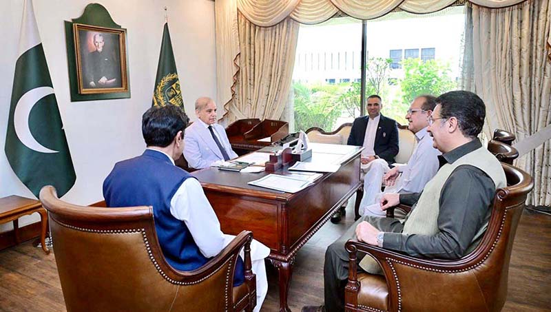 MNA Agha Rafiullah and MNA Ijaz Hussain Jakhrani called on Prime Minister Muhammad Shehbaz Sharif at Parliament House