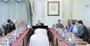A delegation of Global Fund meets with Prime Minister Muhammad Shehbaz Sharif.