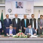 Federal Minister for Commerce, Jam Kamal Khan witnesses the signing of the Agreement for Automation and Digitization of NTC Processes between National Tariff Commission and Pakistan Single Window. The initiative aims to enhance trade facilitation, transparency and industrial competitiveness through digital transformation