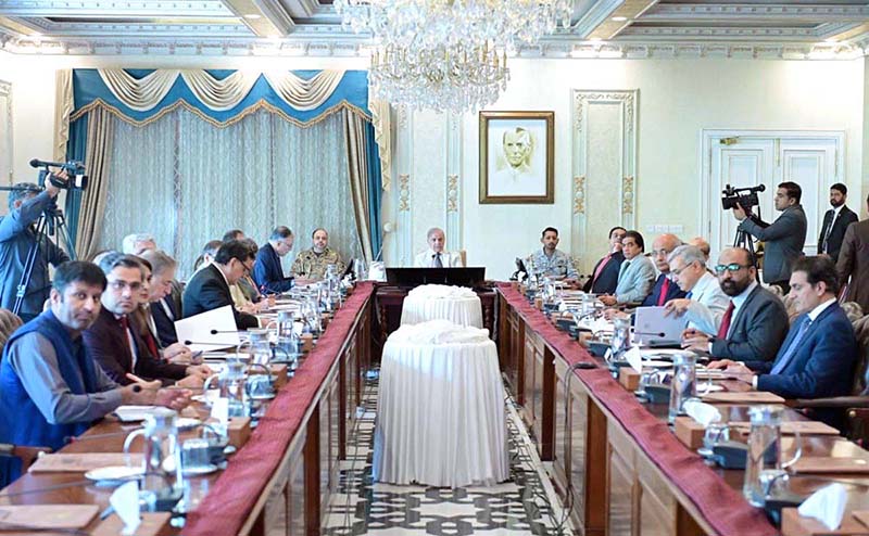 Prime Minister Muhammad Shehbaz Sharif chairs a meeting regarding Pakistan Railways