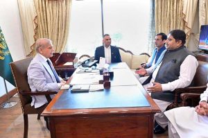 MNA Chaudhary Usman calls on Prime Minister Muhammad Shehbaz Sharif at Parliament House