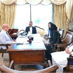 MNA Dr. Sadaf Ihsanullah calls on Prime Minister Muhammad Shehbaz Sharif at Parliament House