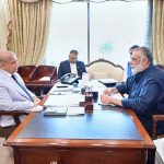 Senator Mir Dostain Khan Domki calls on Prime Minister Muhammad Shehbaz Sharif at Parliament House