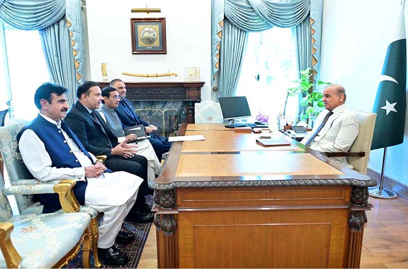 Member National Assembly Shahid Usman calls on Prime Minister Muhammad Shehbaz Sharif