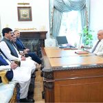 Member National Assembly Riaz ul Haq calls on Prime Minister Muhammad Shehbaz Sharif