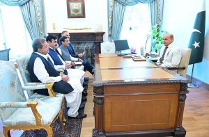 Member National Assembly Ch Farrukh Altaf calls on Prime Minister Muhammad Shehbaz Sharif