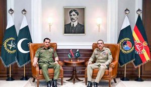 Lieutenant General Saddam Khalifa Haftar, Deputy Commander-in-Chief of the Libyan Arab Armed Forces called on Field Marshal Syed Asim Munir, NI (M), HJ, COAS & CDF at General Headquarters (GHQ).