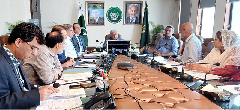 Federal Minister for National Food Security & Research, Rana Tanveer Hussain, chairing the 13th meeting of the National Wheat Oversight Committee (NWOC)