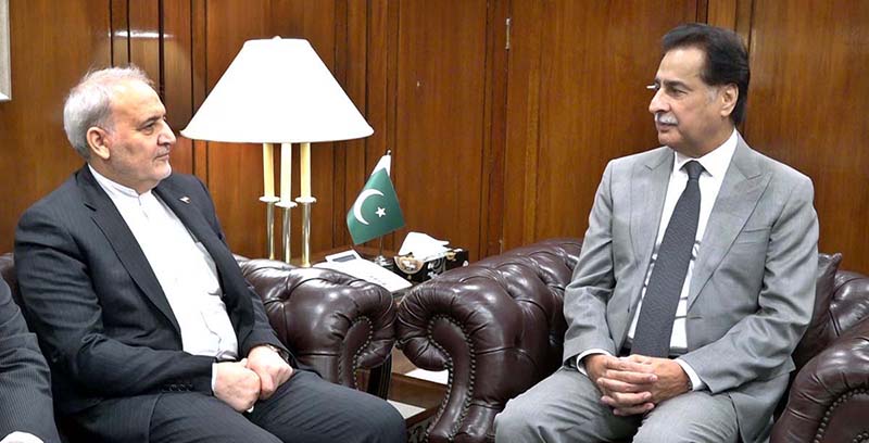 Ambassador of Iran Dr. Reza Amiri-Moghadam called on Speaker National Assembly Sardar Ayaz Sadiq at Parliament House