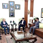 Sindh Chief Minister Syed Murad Ali Shah meets with Mr Tassos Kotzanastassis, Managing Partner of Petra Hospitality Management Company, Istanbul, Türkiye, accompanied by Mr Zahir Rahimtoola, CEO of ECOM PK Ltd and local representative of Petra Hospitality, at the CM House