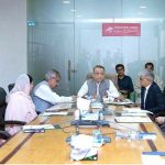 Federal Minister for Communications Abdul Aleem Khan presides over high level meeting of Directorate General of Pakistan Post