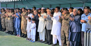 Namaz e Janaza for Shuhada of MI-17 helicopter crash offered at Chaklala Garrison