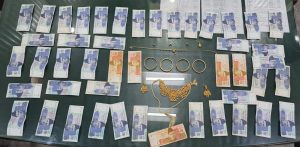 Two POs arrested, stolen gold and cash worth over Rs4.3m recovered