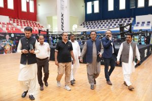 Yawar Hussain reviews facilities at PSB Islamabad