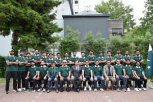 Pakistan embassy in Belgium honours national hockey team