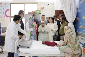 BISP Chairperson, Sindh Health Minister inaugurate Nutrition Stabilization Center, Model EPI Center