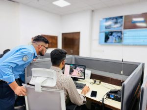 Safe City official briefs control room staff on Muharram security monitoring