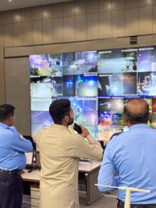 Safe City official briefs control room staff on Muharram surveillance, response mechanism