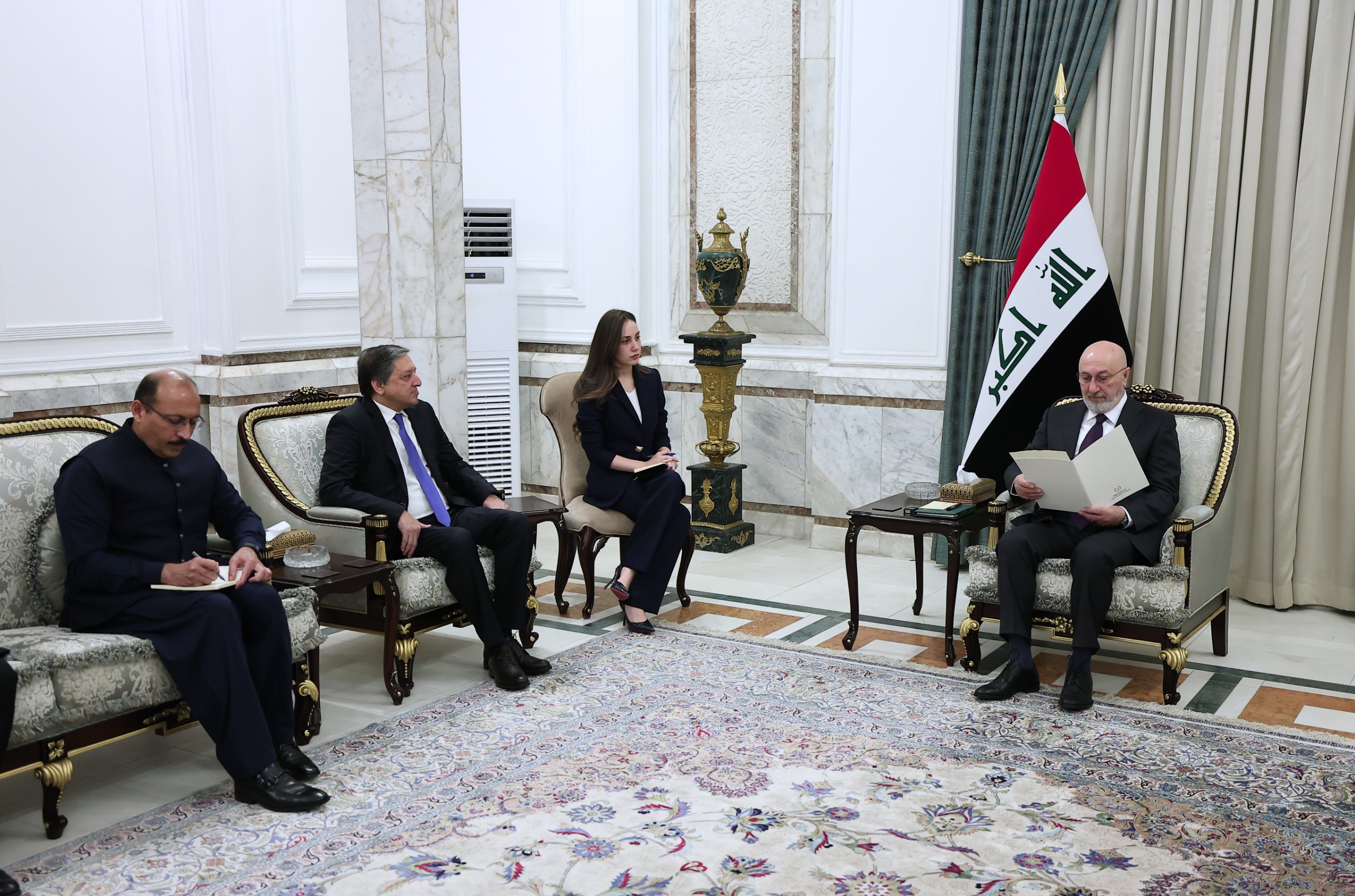 Senator Saleem Mandviwalla meets Iraqi leadership as Special Envoy of the President of Pakistan