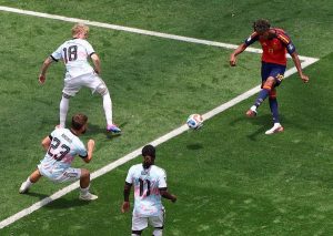 Spain's attacking