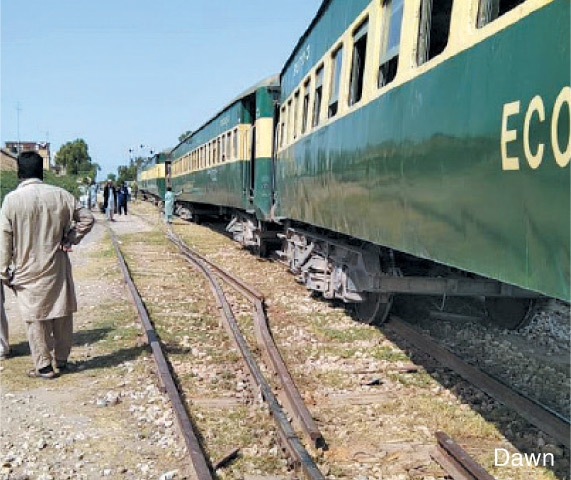 Goods Train- Clearing work